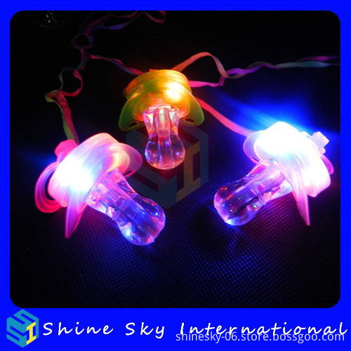 New Crazy Selling Led Plastic Pacifier